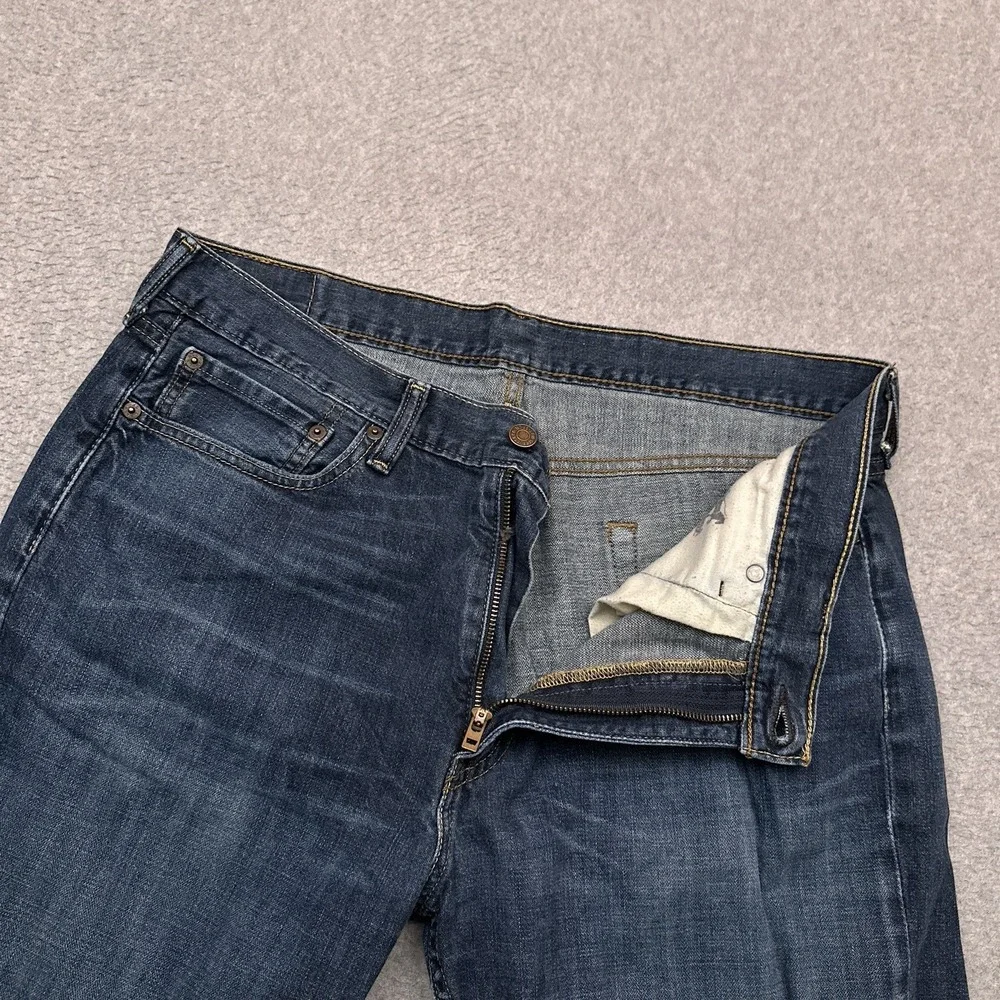 Levi's 514 Jeans Men's 36x32 Blue Slim Straight‎ Denim 100% Cotton Medium Wash